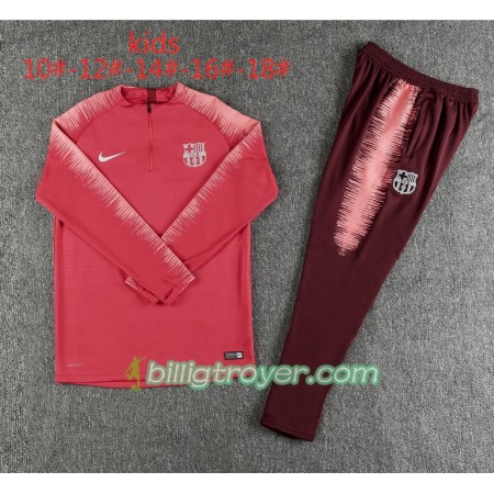 FC Barcelona Barn Trenings Collegegenser Set Rosa 2018/19